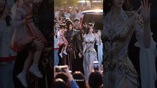 Battle Through The Heaven// Xiao Yan family Queen Medusa Cai Lin and Xiao Xiao 😍