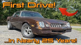 We Take The 1979 Chevrolet Camaro For Its First Drive In Nearly 25 Years!