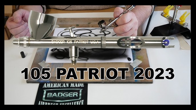 Badger Airbrush Needle juice & the Patriot 105 