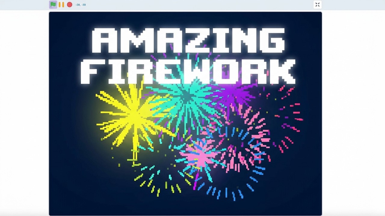 How to make an Amazing Firework Effect in Scratch | Scratch Tutorial ...