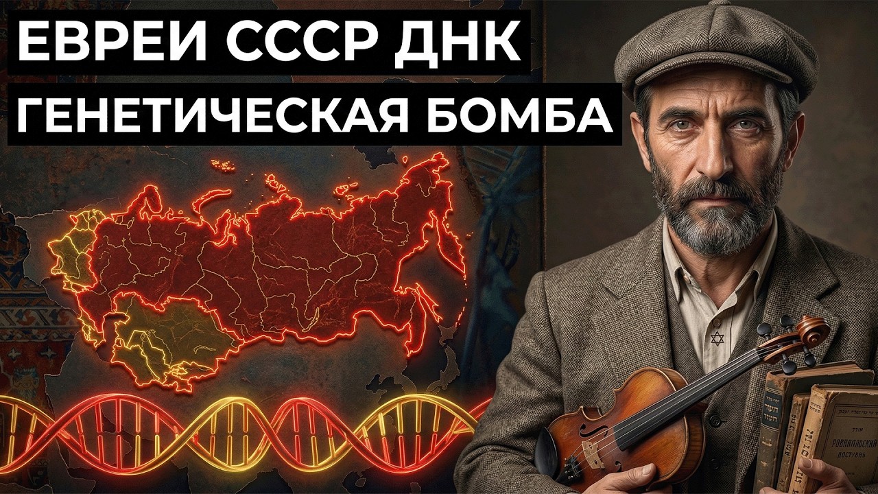 ДНК Евреев СССР! Гитлер знал! КГБ семьдесят лет скрывал результаты этих ДНК-тестов