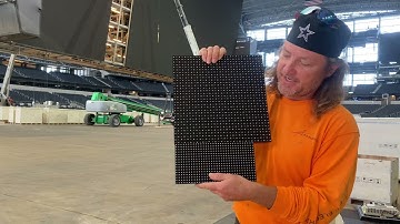 How it’s made Dallas Cowboys Scoreboard assembly! Mitsubishi hi def!