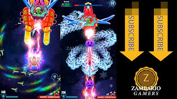 Galaxy Attack Alien Shooter Merry Christmas Event 2020 Level 20 | Krampus Boss | Zambario Gamers