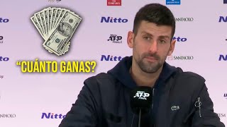 Reportero Preguntó a Djokovic por sus Ingresos... su Respuesta fue Brillante!