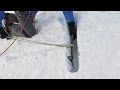 Winter Skills 2.7: how to make a snow belay