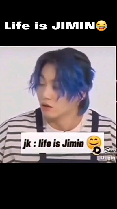 When JK said: Life is JIMIN 😂 #trending #foryou #bts #jimin #jungkook #btsedits #btsarmy