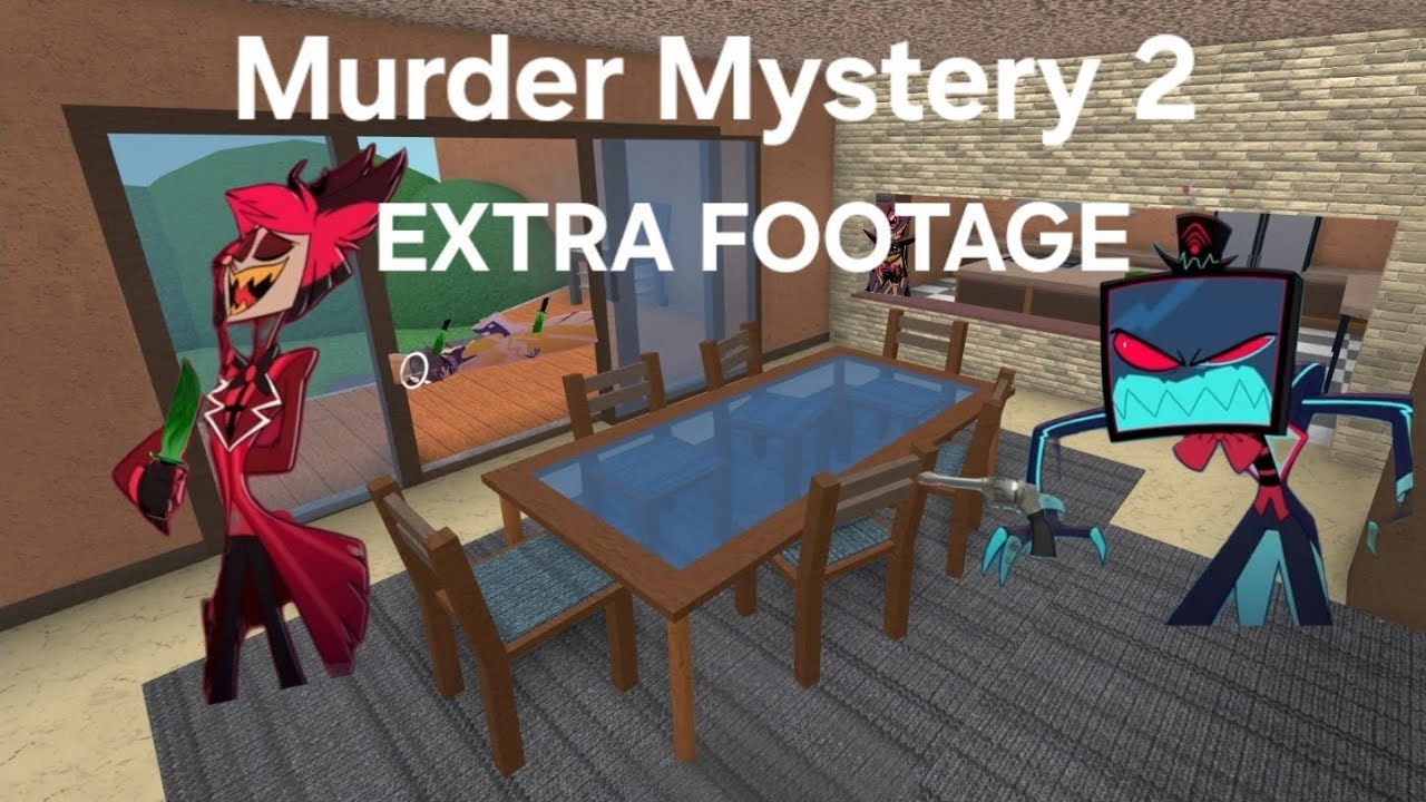 Roblox Murder Mystery: (EXTRA FOOTAGE) Vox VS Alastor (Parody)