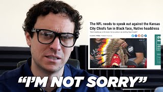 Journalist responds to backlash: young Chiefs fan wearing blackface?