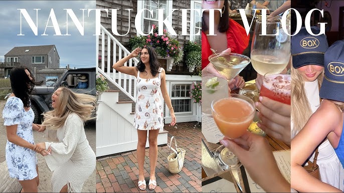 VACATION VLOG - a week in nantucket with friends