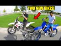 FIRST RIDE ON TWO BRAND NEW YZ450 DIRT BIKES!