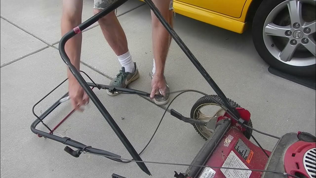 Craftsman Lawnmower 917.376080 Lower Handle Replacement YouTube