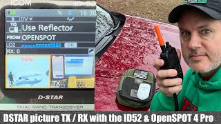 Sending pictures using D-STAR with an Icom ID-52 and openSPOT 4 Pro #hamradio #id52  #dstar