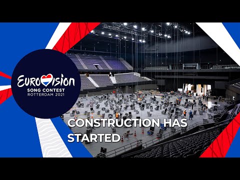 Construction for Eurovision 2021 has started in Rotterdam Ahoy