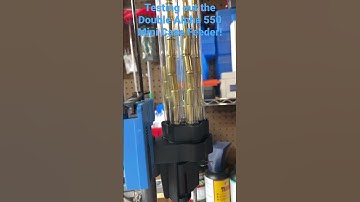 Double Alpha Dillon 550 Mini Case Feeder first test!