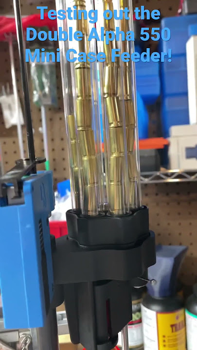 Double Alpha Dillon 550 Mini Case Feeder first test!