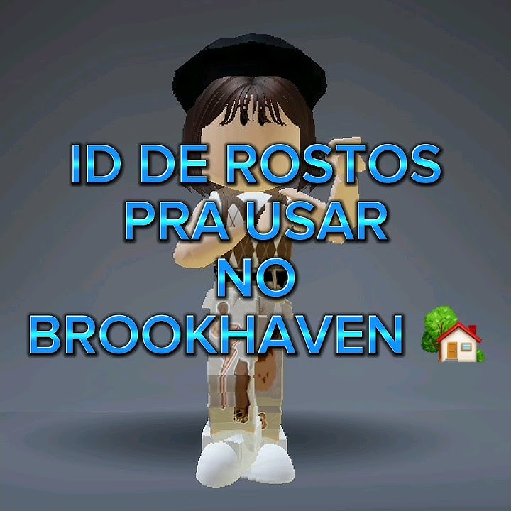 ID DE ROSTOS PRA USAR NO BROOKHAVEN 🏡 #roblox 