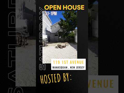 119 1st Ave, Manasquan, NJ home video tour