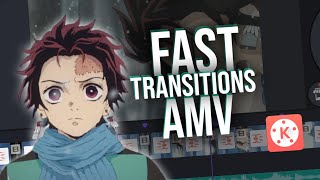 Fast transitions in KineMaster - AMV Editing Tutorial