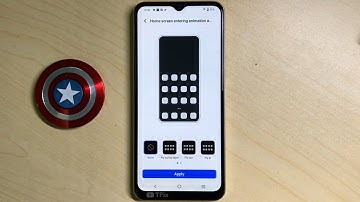 How to change home screen animation after unlocking on Vivo Y16 Android 12