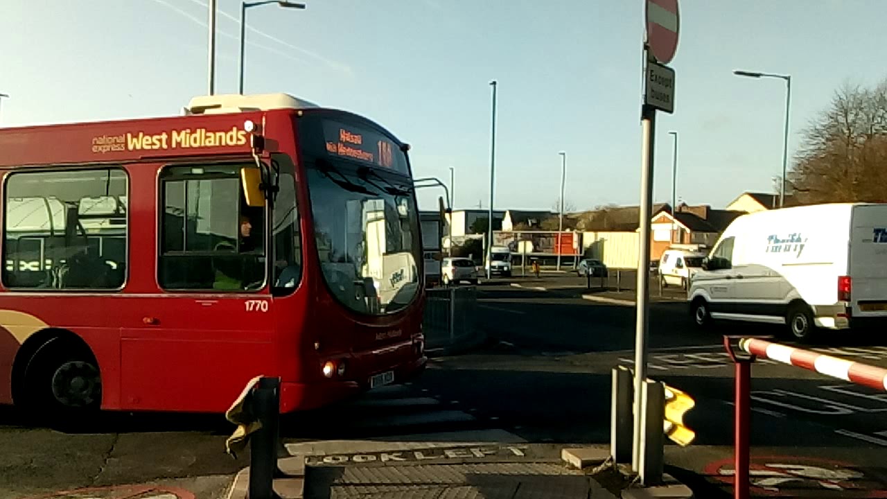 Volvo B7RLE nxwm bus route 11A Walsall fleet number 1770 - YouTube