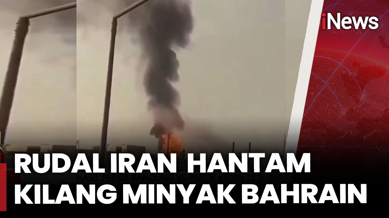 Rudal Iran Hantam Kilang Minyak Bahrain| iNews Pagi (10/3)