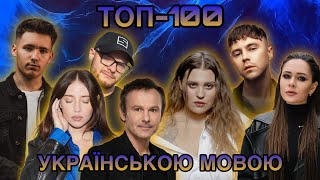 TOP-100 Ukrainian songs for All TIME on YouTube (sorted by views)