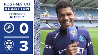 “A good day for the team” | Rutter reaction | Millwall 0-3 Leeds United