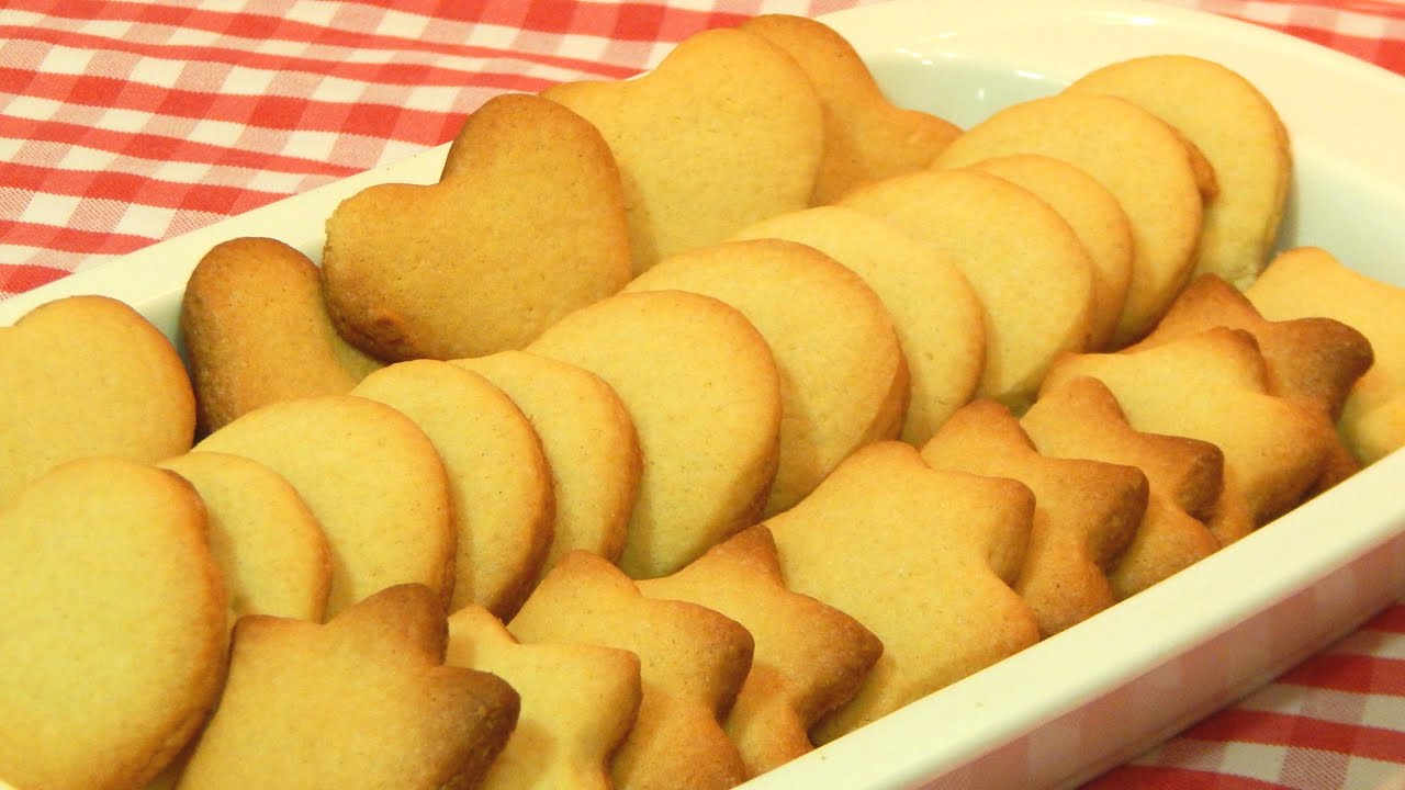 Receta fácil de galletas crujientes de mantequilla - YouTube