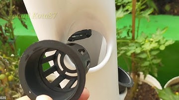 DIY : How to make a Vertical Hydroponic Tower (Part 1) || hydroponic farming at home