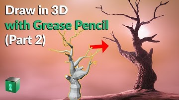 Blender Secrets - Draw in 3D with Grease Pencil (part 2)