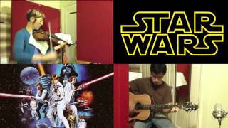 Star Wars Theme -- Star Wars -- Guitar/Violin Cover
