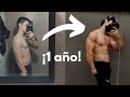 TRANSFORMACIÓN NATURAL - 1 AÑO - ENTRENAMIENTO EN CASA Y EN GYM