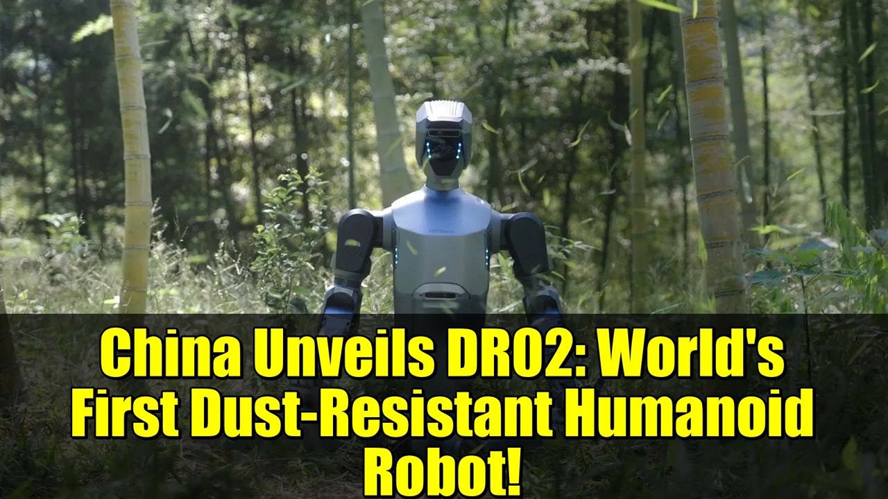 Китай представил DR02: первого в мире пылеустойчивого гуманоидного робота!