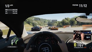 Forza Horizon 2 LP Ep39 Bugatti Putting in Lap Times w/Thrustmaster Wheel Cam | SLAPTrain