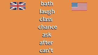 BRITISH ENGLISH VS. AMERICAN ENGLISH: PRONUNCIATION BRITISH ENGLISH VS. AMERICAN ENGLISH: PRONUNCIATION