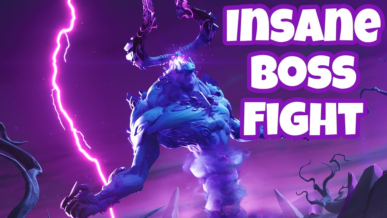 Fortnitemares 2019 Event Gameplay ( Epic Boss Fight )