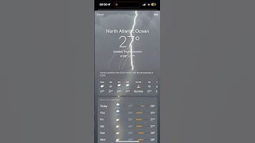 iOS 17 Beautiful Weather App Animations.