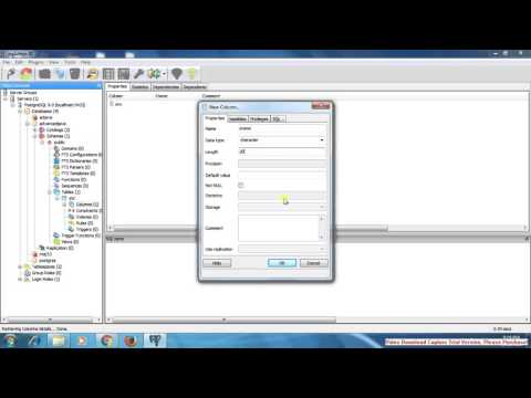 How to create logical db,table in postgresql by preetam