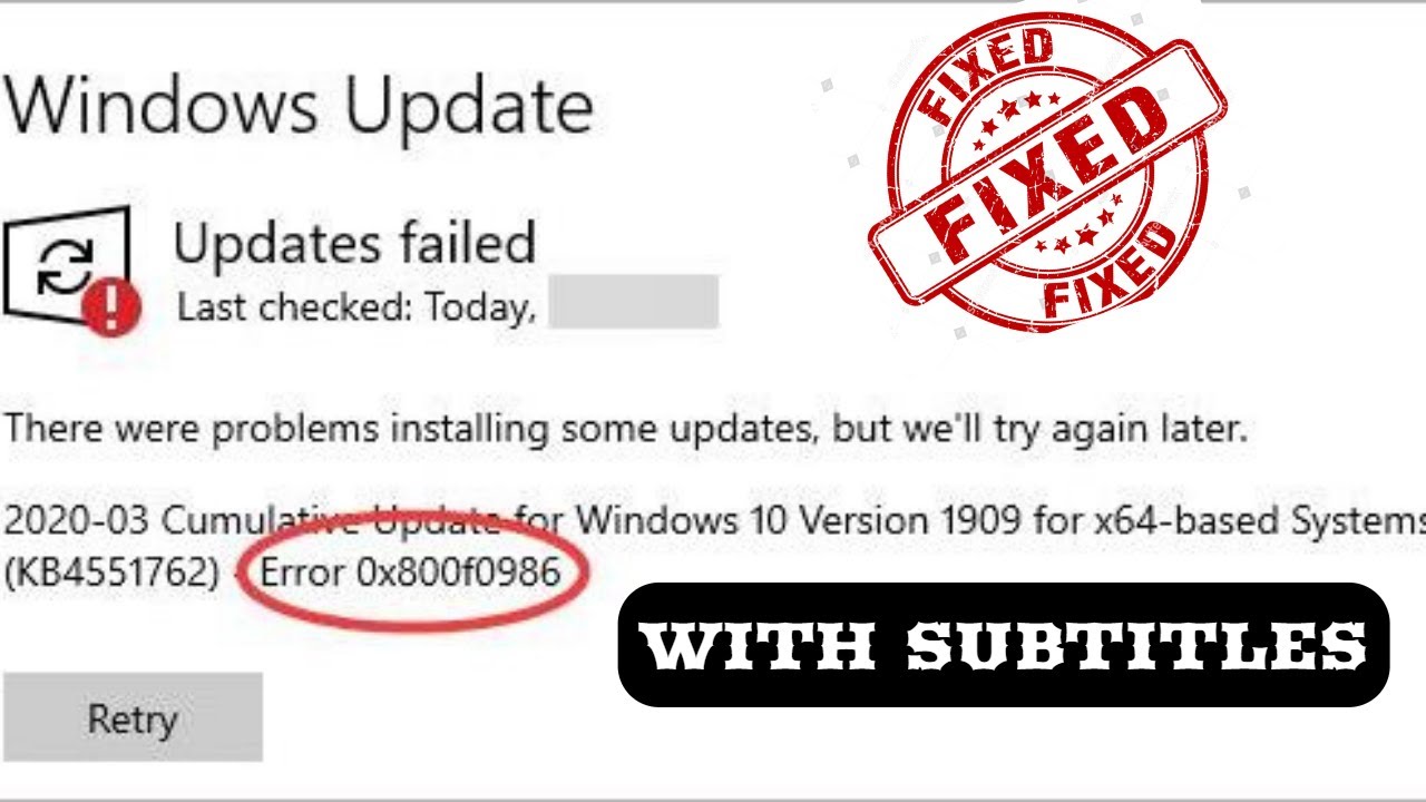 HOW TO FIX WINDOWS UPDATE ISSUES IN WINDOWS 10(no clickbait) - YouTube