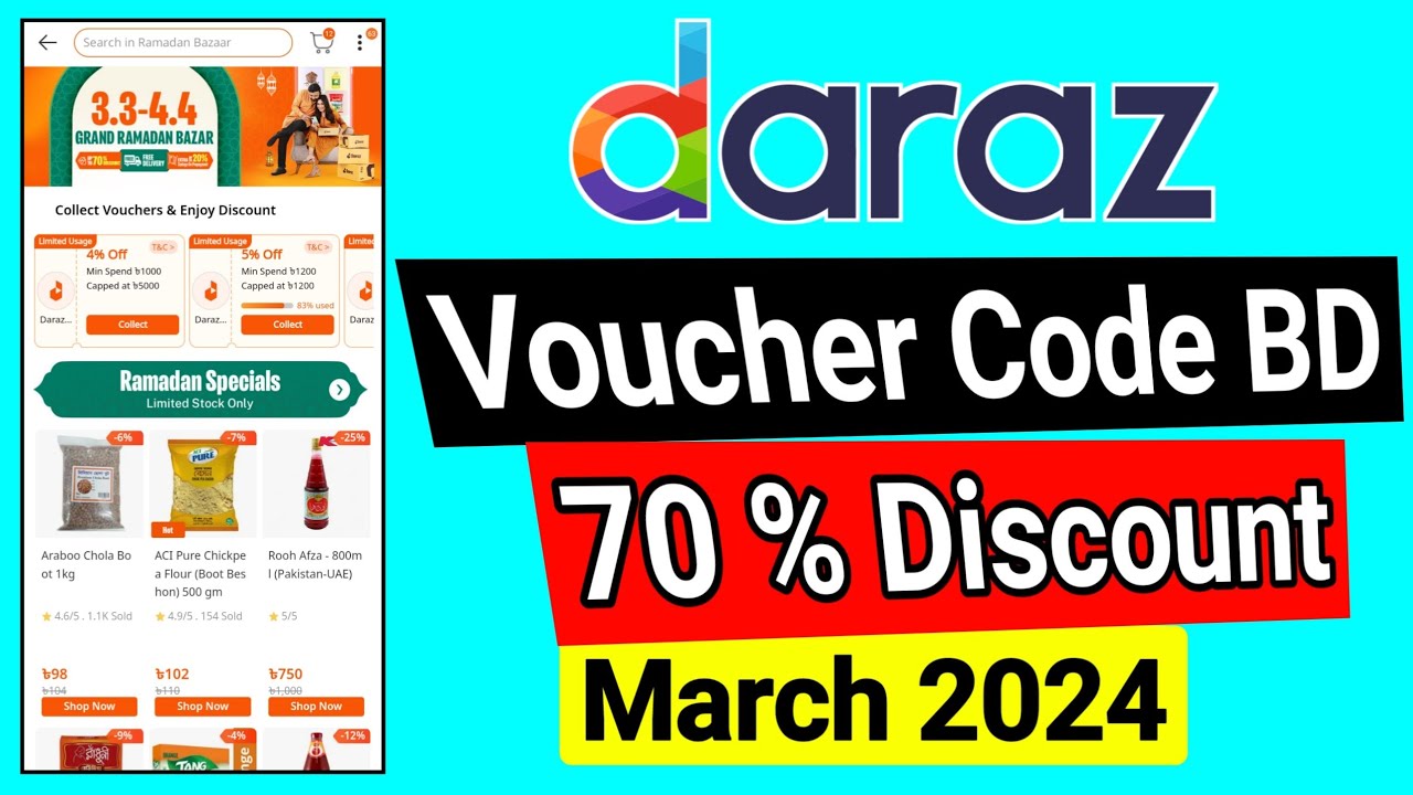 Daraz Promo Code 2024 Daraz 70 Discount March 2024 Daraz Voucher daraz-promo-code-2024-daraz-70-discount-march-2024-daraz-voucher