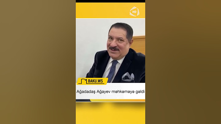 Ağadadaş Ağayevin məhkəməsi keçirilir / Gün Ortası