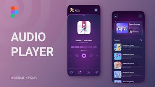 How to Design an Audio Player in Figma | UI/UX Tutorial screenshot 3