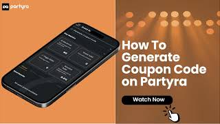How To Generate Coupon Code on Partyra