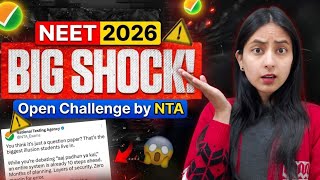 Ntas Open Challenge To Neet 2026 Aspirants Be Ready