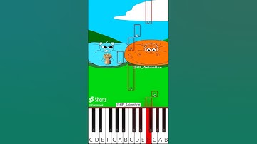 Inflated Fat Sprunkis PopCorn Trick Fail 🤣😱| Animation Meme (@HF_Animation) - Octave Piano Tutorial