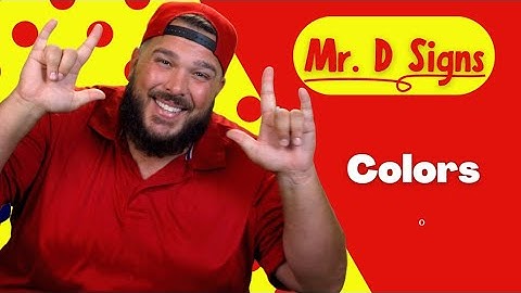 Sign Language | Learn to Sign Colors | ASL Colors