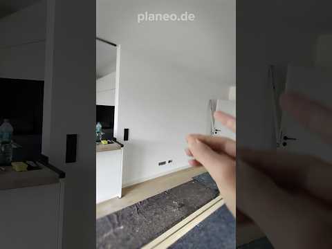 Vorher-Nachher-TV-Wand mit Akustikpaneelen #vorhernachher #akupanel #diy @planeo_