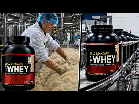 How Whey Protein is ACTUALLY Made | Real Factory Process