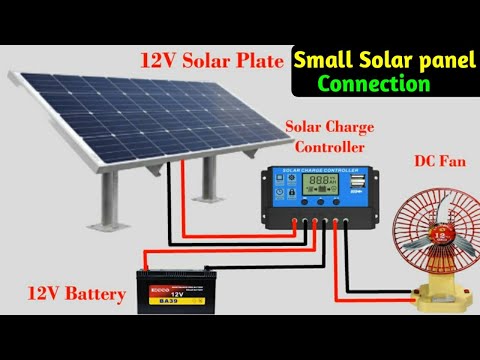 solar charge controller wiring connection small solar panel connection