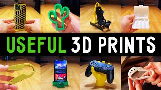 Top 12 best SMART USEFUL Things to 3D Print